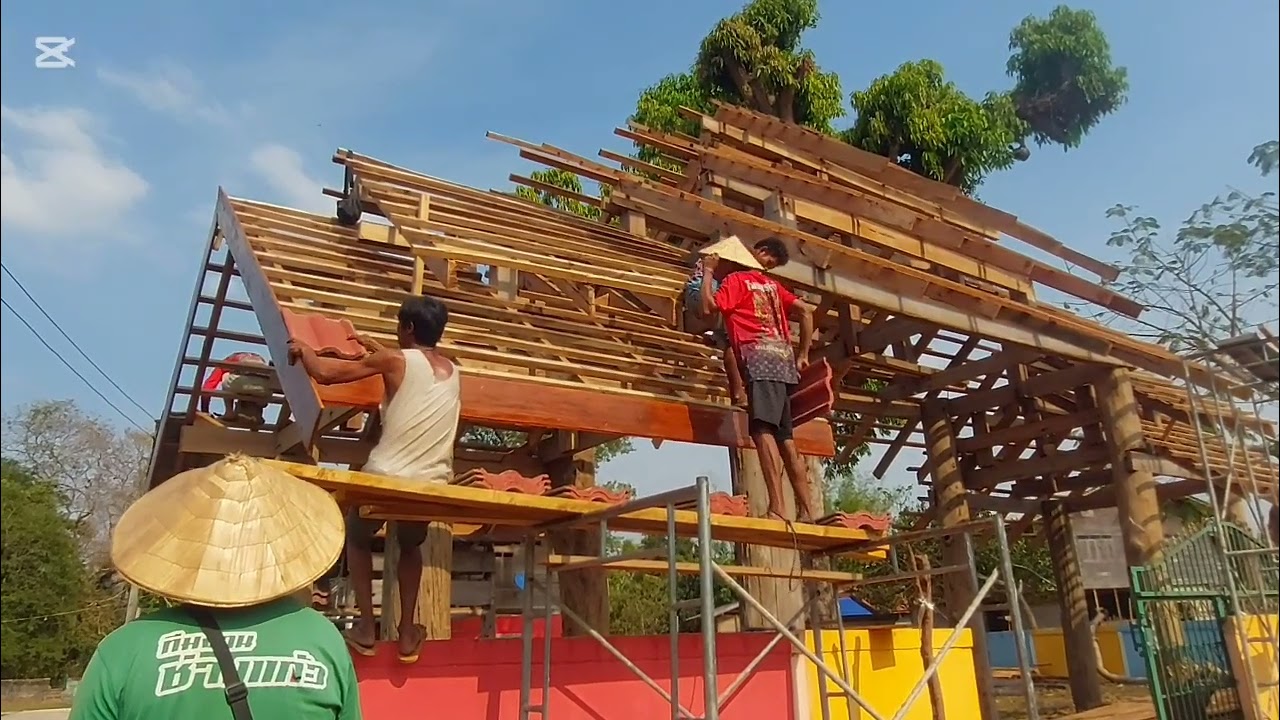 เริ่มมุ่งหลังคาแล้วประตูขง🥰🥲3 มีนาคม ค.ศ. 2026