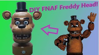 Tutorial DIY FNAF REAL life FREDDY animatronic head