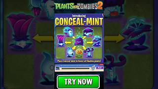 Plants Vz Zombies 2 Pvz2 Conceal Mint In Action