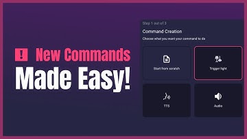 Commands with a click - the NEW Command Creation Tool will ENHANCE your Lumia Stream experience