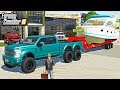 LOTTERY WINNER BUYS YACHT & CUSTOM BUILT F-550! ($400,000 PACKAGE DEAL) | FARMING SIMULATOR 2019