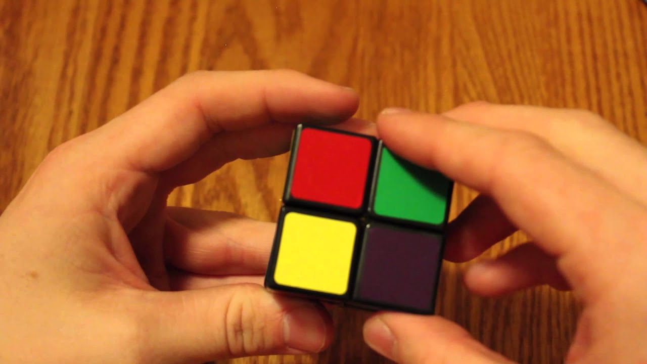 How To Solve A 2 By 2 Rubiks Cube Youtube