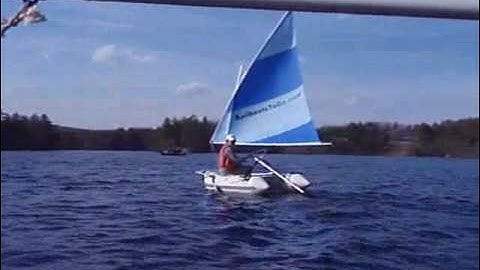 Red Star Buccaneer I 300 Inflatable Boat and Sail Rig from SailboatsToGo.com