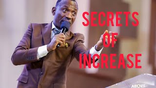 SECRETS OF INCREASE | DR PASTOR PAUL ENENCHE |WORD AND POWER CONVENTION 24