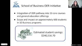 Scaling OER Integration Across Disciplines - Strategies, Challenges, and Milestones