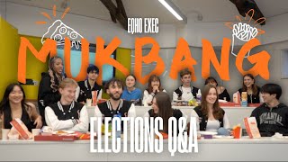 EQHO EXEC MUKBANG (+ Elections Q&A with TIMESTAMPS)