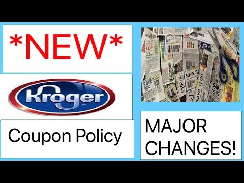 NEW KROGER COUPON POLICY :( — MAJOR Changes!