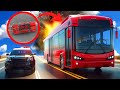 Police Chases But Bus EXPLODES When I Go Below 50mph in BeamNG Drive Mods!