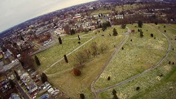 Beautiful FPV of a Pittsburgh Cemetery