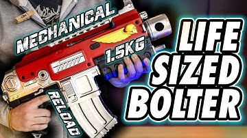 Wie wil er nu NERF BOLTERS? 3D-geprint WARHAMMER 40K Bolt Rifle