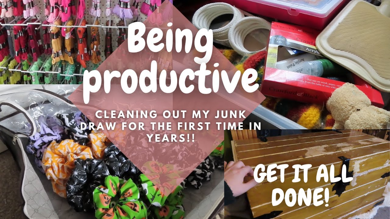 Get R Done Storage GET IT ALL DONE with me! decluttering my junk draw and new storage bags ...