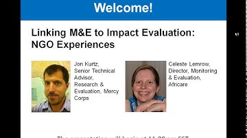 Monitoring and Evaluation of NGO to Experience with Linking