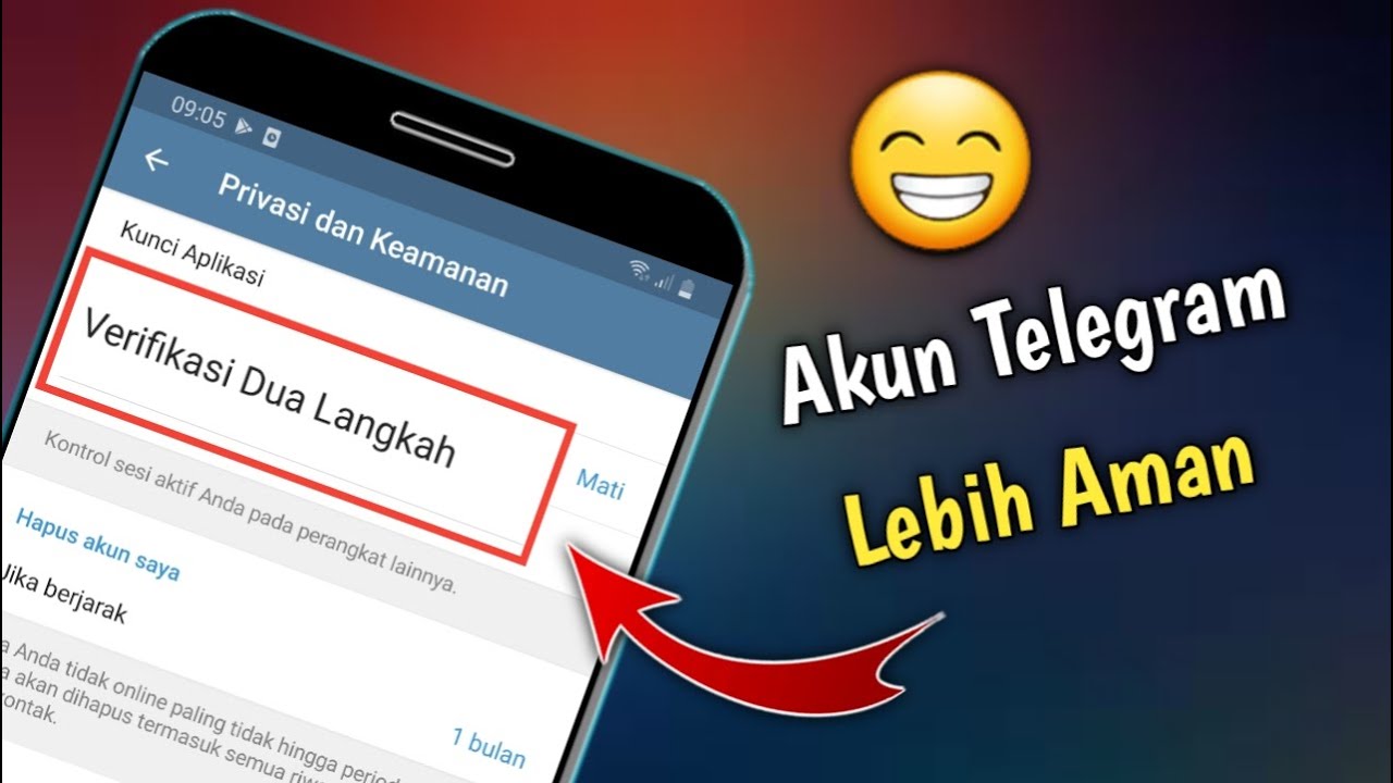 Cara Aktifkan Verifikasi 2 Langkah Di Telegram - YouTube