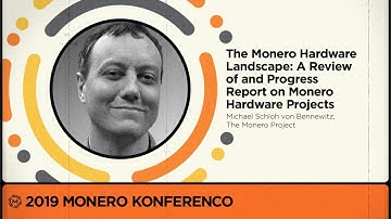 MoneroKon 2019 - The Monero Hardware Landscape and Progress Report