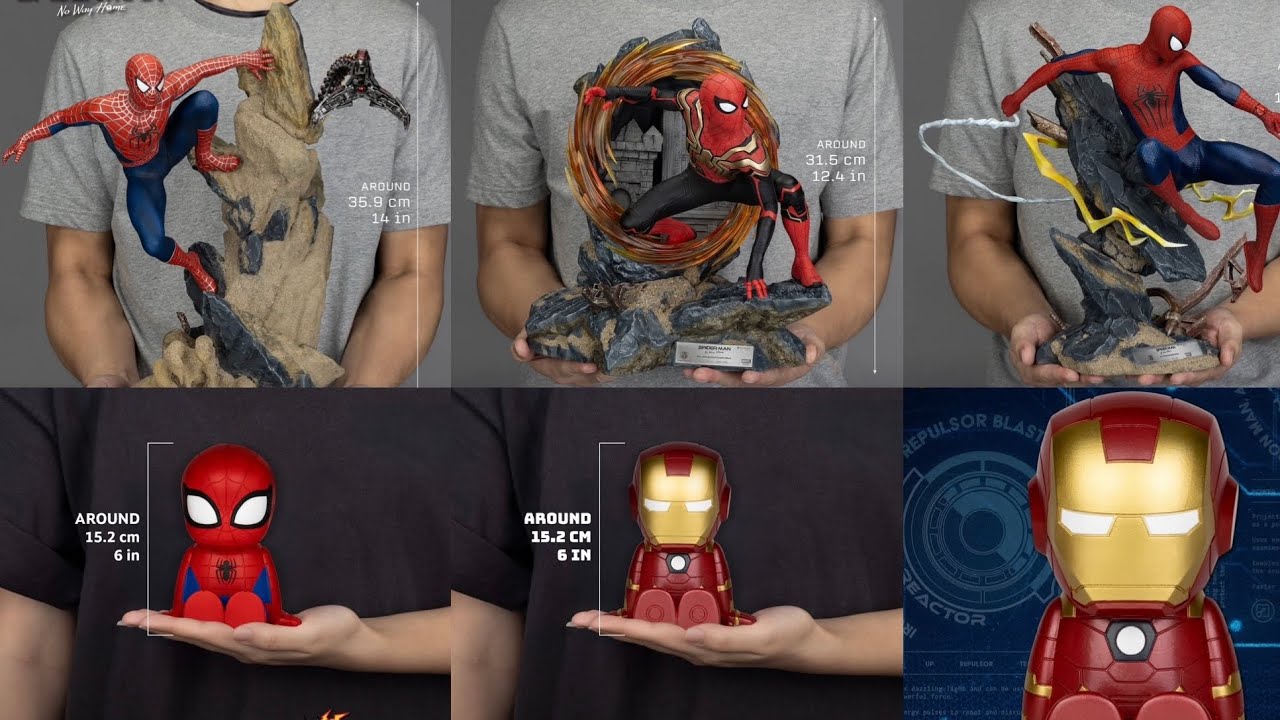 New Spider-Man collectibles figures revealed by Beast Kingdom 