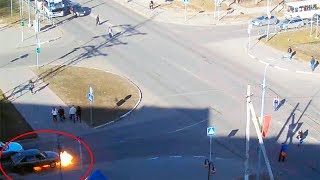 Происшествие в Серпухове. Тракторист спас от пожара автомобиль... 13 апреля 2018г.