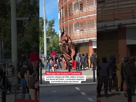 Toulouse : le cortège se disperse, des tensions près du lycée des Arènes
