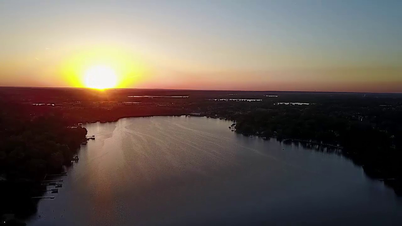 gages lake sunset YouTube