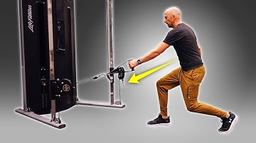 Cable Rotatonal Split Stance Drop Catch