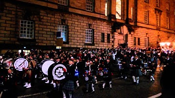The torchlight procession - Edinburgh