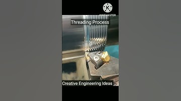Threading Process in lathe machine #shorts #lathe