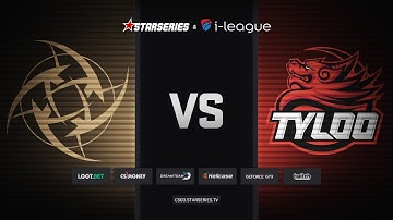 [EN] NiP vs TyLoo, map 1 overpass, StarSeries i-League Season 5 Finals