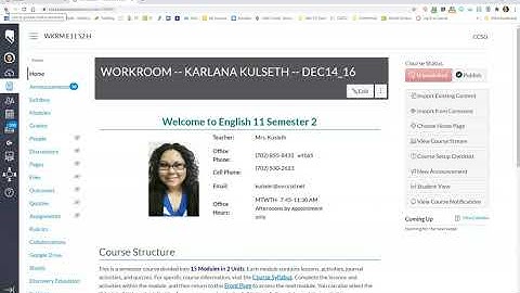 Changing Workroom Names in Canvas LMS