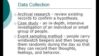 Developmental Research Designs Module 2