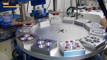 Two Color Pad Printer with index table-FC-162ARC-X-【FineCause】