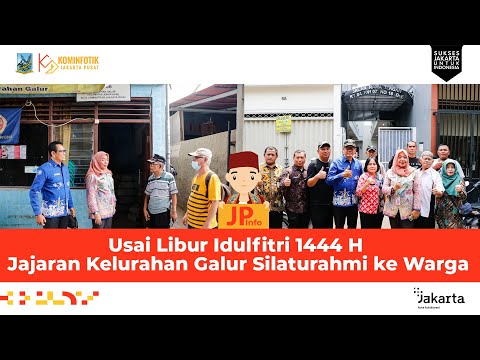 Usai Libur Idulfitri 1444 H Jajaran Kelurahan Galur Silaturahmi Ke Warga