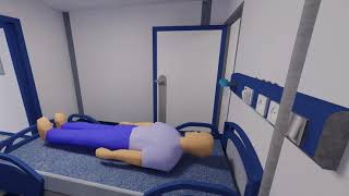 portable isolation room walkthrough