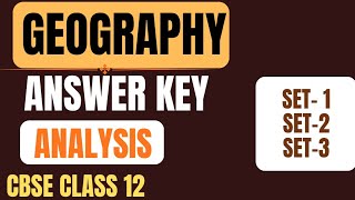 Geography Answer Key Cbse Class 12