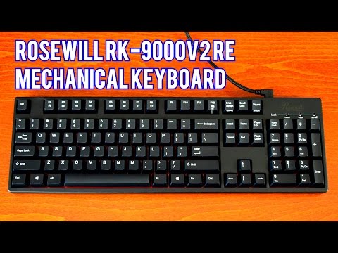 Rosewill RK-9000V2 RE Mechanical Keyboard Review And Sound – Cherry MX Red Switches