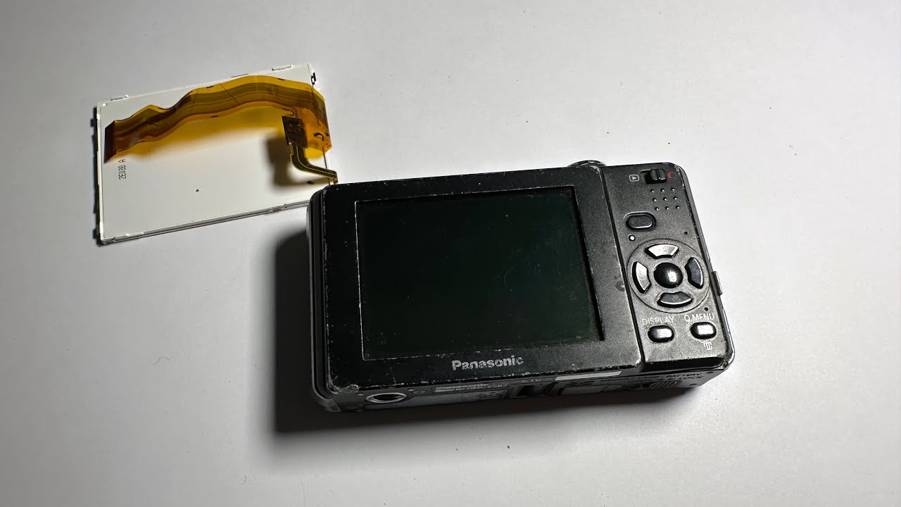 Replacing the screen of a Panasonic Lumix FS62 digital camera