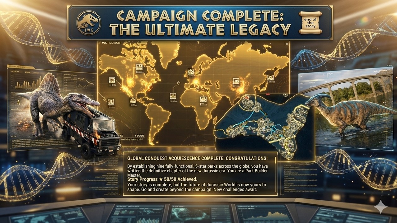 Jurassic World Evolution 3 | FINAL PART | End of the Story 