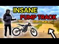 SURRONS Ride An INSANE Pump Track!! // Jumps, Wheelies &amp; Race