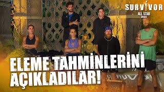 Yarışmacıların Eleme Tahminleri | Survivor All Star 2024 83. Bölüm