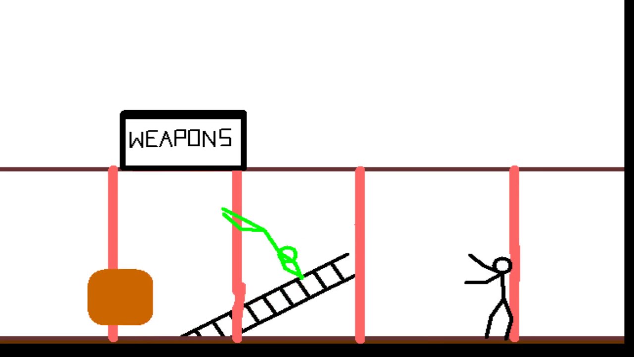 Ladder To Destruction Stick Figure Animation - YouTube