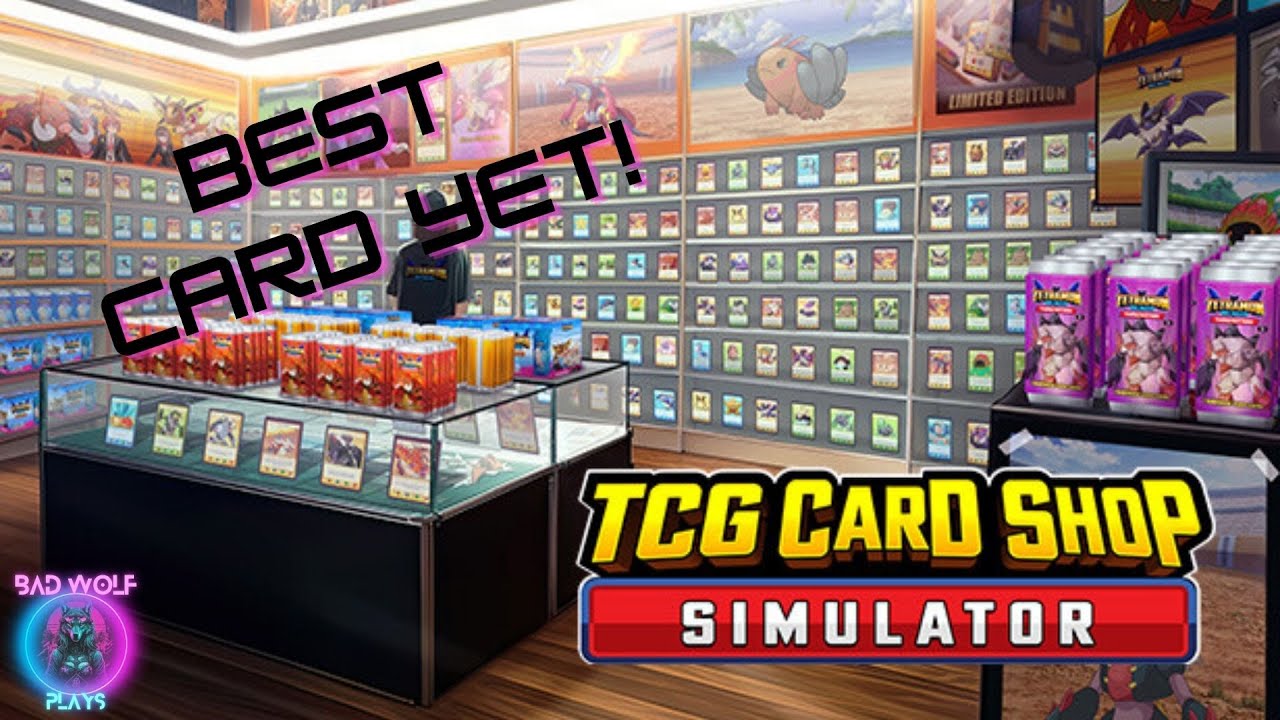 TCG Card Shop Simulator Ep 3 First HIGH VALUE Card! - YouTube