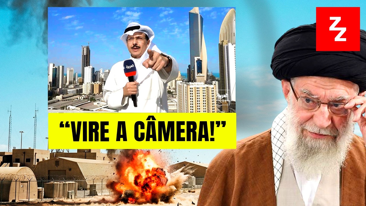 IRÃ ATACA Base dos EUA no Kuwait e no CATAR; TV Árabe transmite INTERCEPTAÇÃO AO VIVO!