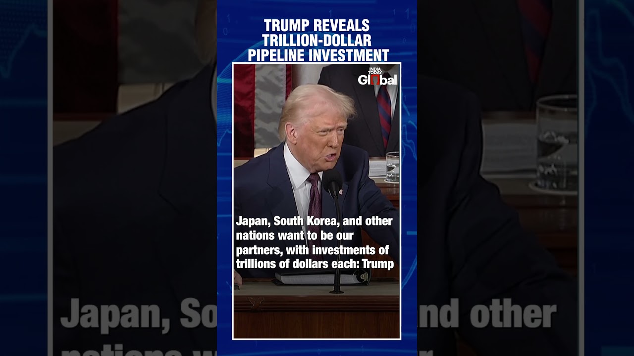 U.S. President Donald Trump Says Trillion-Dollar Investment for Alaska Natural Gas Pipeline|