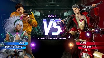 Requested MARVEL VS. CAPCOM: INFINITE Chris Redfield and Monster Hunter Arcade Gameplay