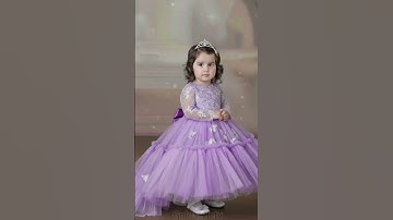 A Little Princess Shining in Luxury Dresses #shorts #babyfashion #fyp #princess #viral #trending