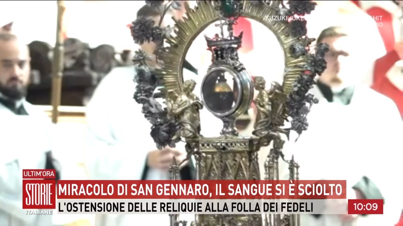 Miracolo di San Gennaro: il sangue si scioglie - Storie italiane 19/09/2025
