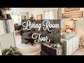 Vintage living room tour