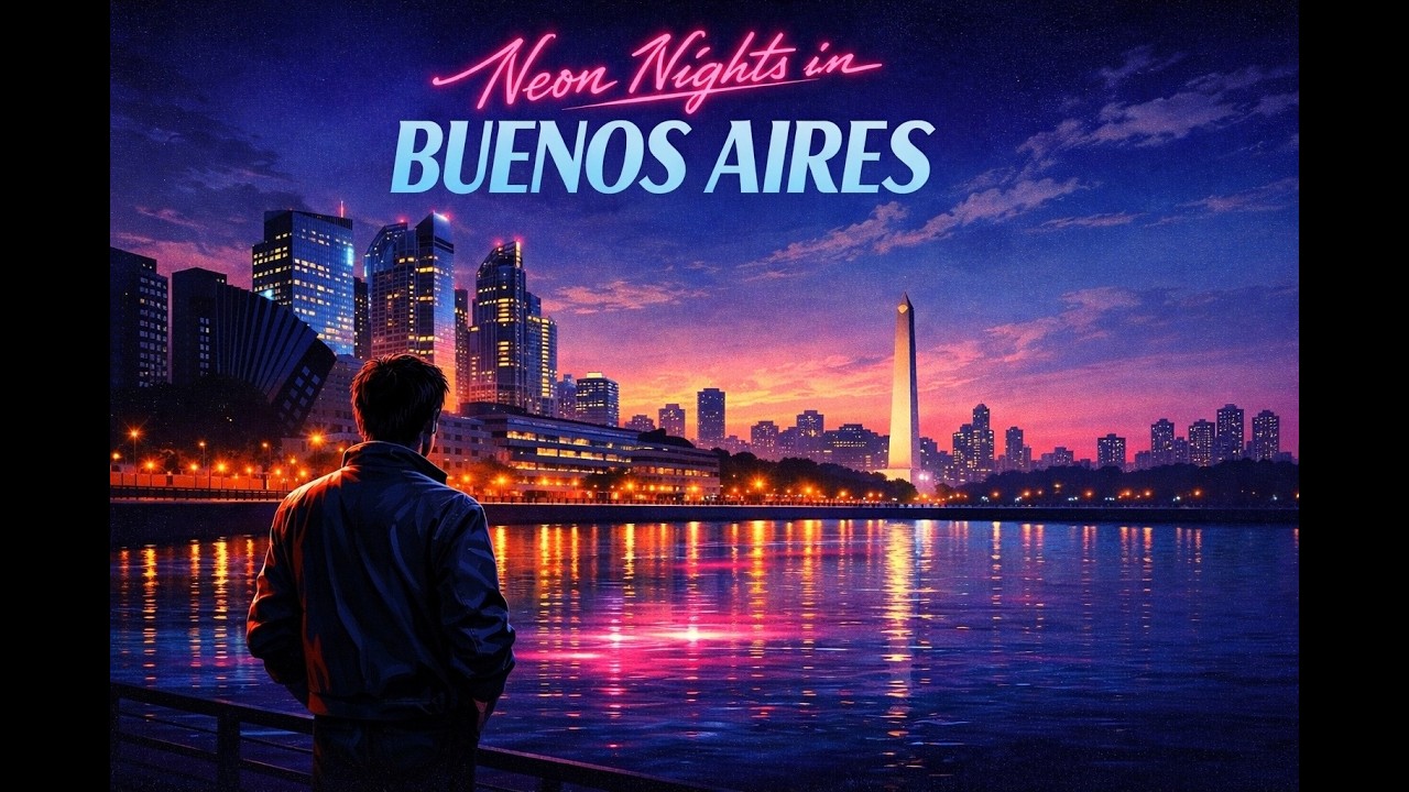 Buenos Aires City Pop - Neon Nights in Buenos Aires(1 hour)