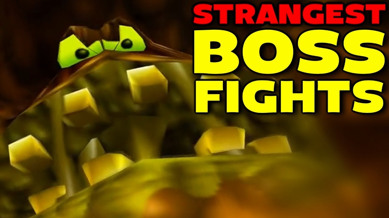 Top Five Strangest Boss Fights in Video Games - YouTube