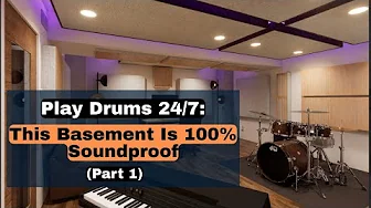 How We Built a Soundproof Drum Studio in a Basement | Play Drums 24/7 Without Noise Complaints