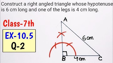 EX 10.5, Q 2, Class 7th Maths, Practical Geometry, Chapter 10 Ncert