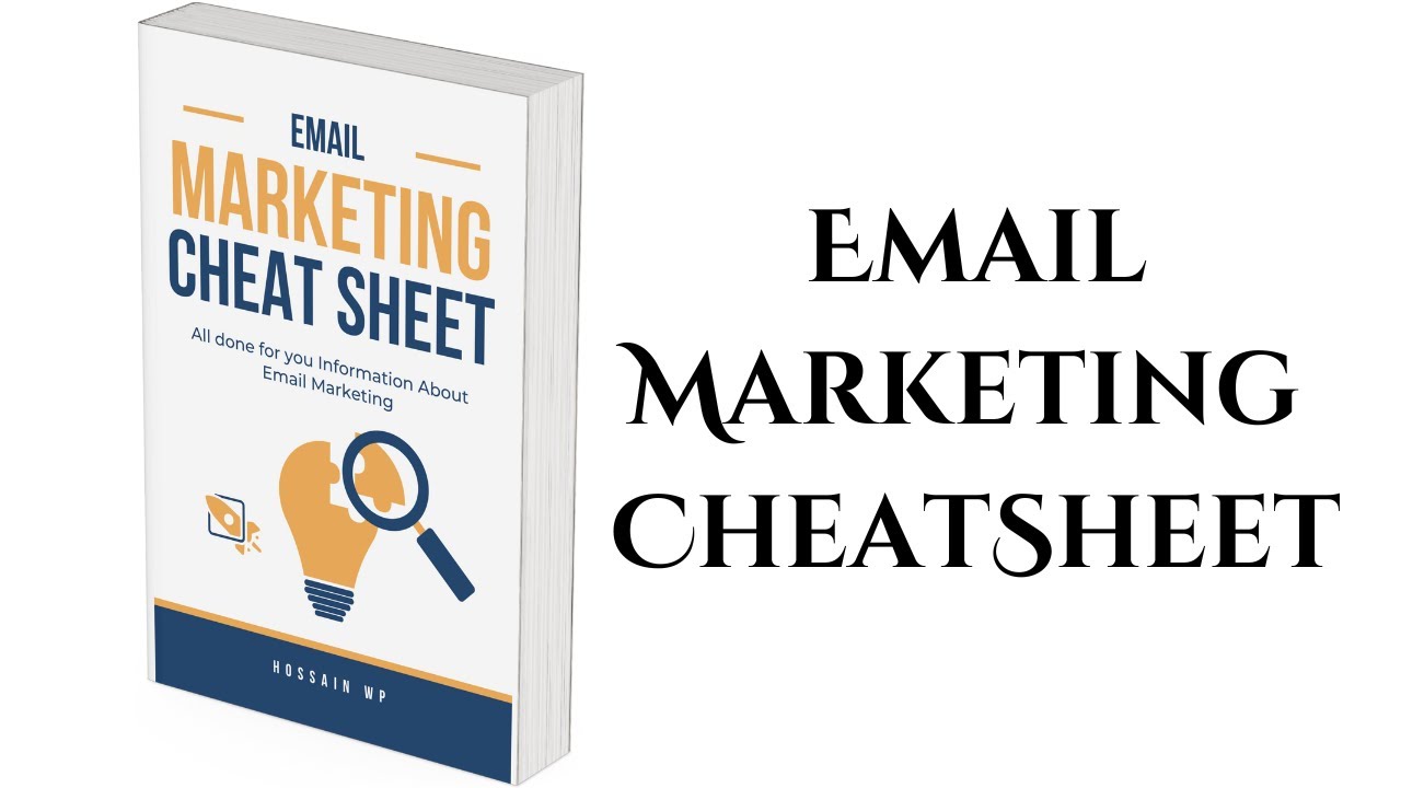 Email Marketing Cheat Sheet - YouTube